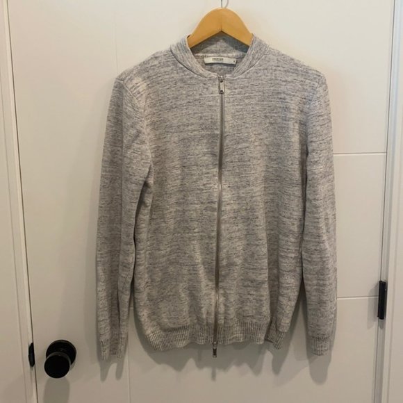 Jack and Jones long sleeve zip up sweater size LG - Picture 1 of 10